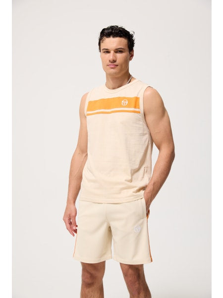 Sergio Tacchini Damarindo Vest Sandshell/Orange Pepper