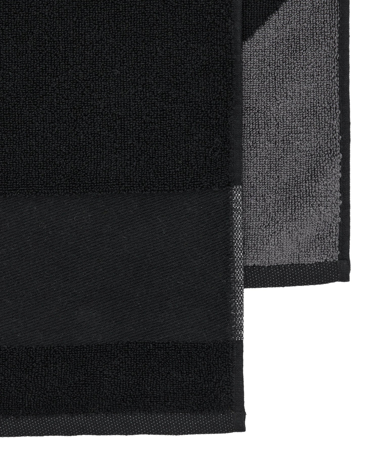 Weekend Offender Large Diagonal Logo Beach Towel Black/Grey