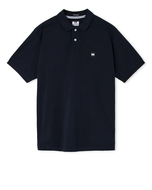 Weekend Offender Plus Size Heathcote Polo Shirt Navy