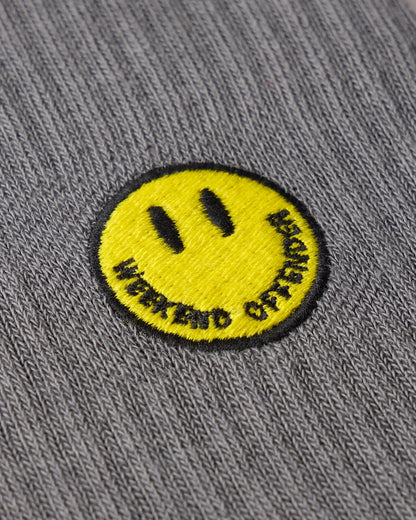 Weekend Offender Smiley Socks 3pk Navy/Black/Grey