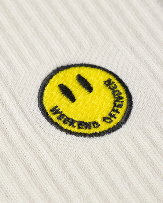 Weekend Offender Smiley Sports Socks Pink/Blue/Cream