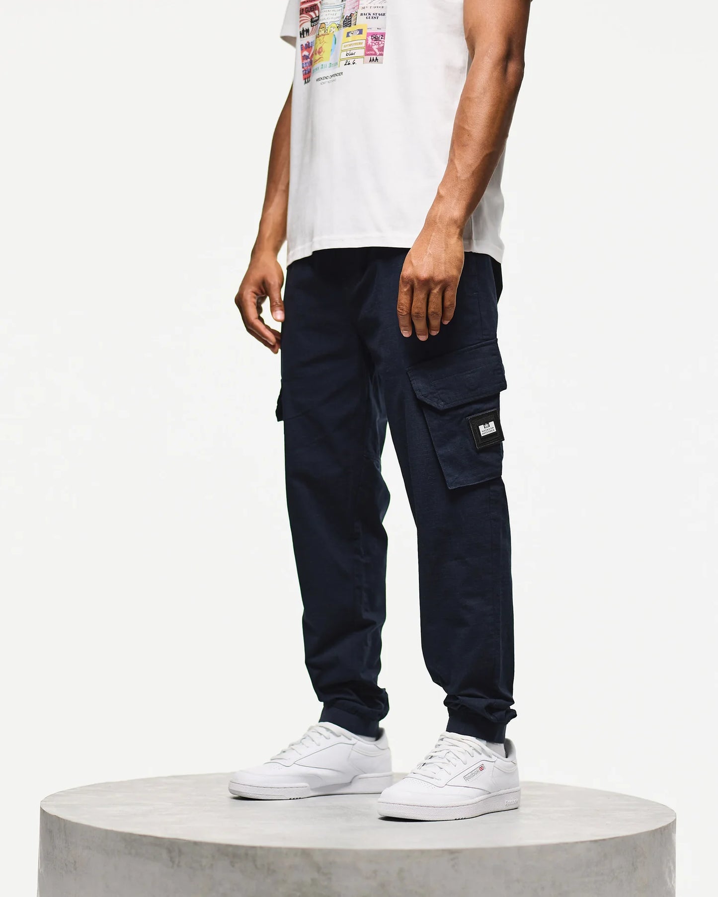 Weekend Offender Pianemo Cargo Pants Navy