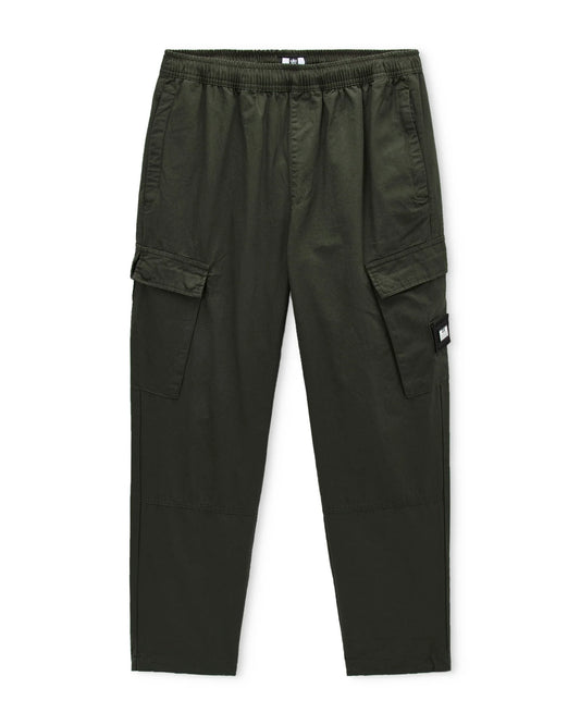 Weekend Offender Eldon Relaxed Pants Black Forest Green