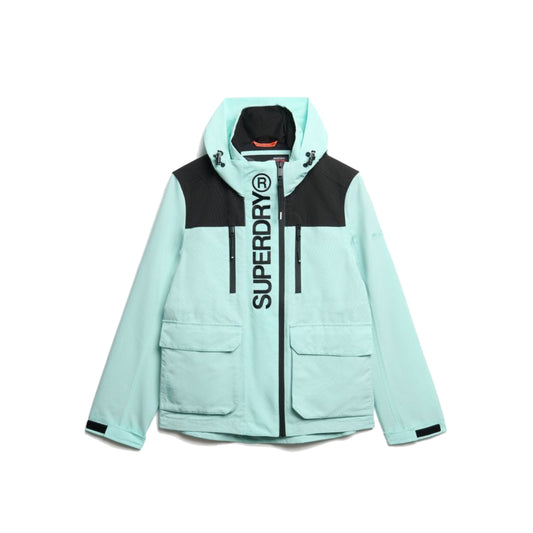 Superdry Colour Block Ultimate Windbreaker Cali Blue/Black