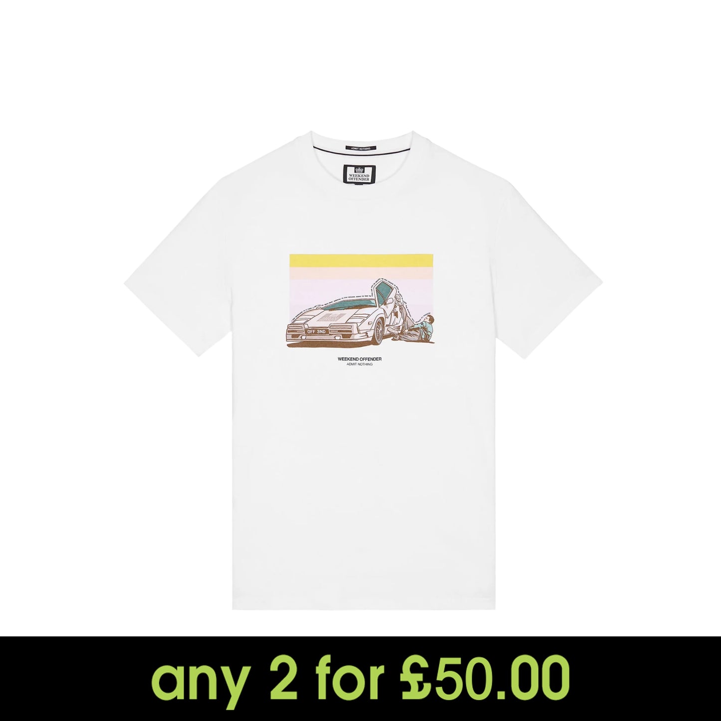 Weekend Offender Quaaludes Graphic T-Shirt White