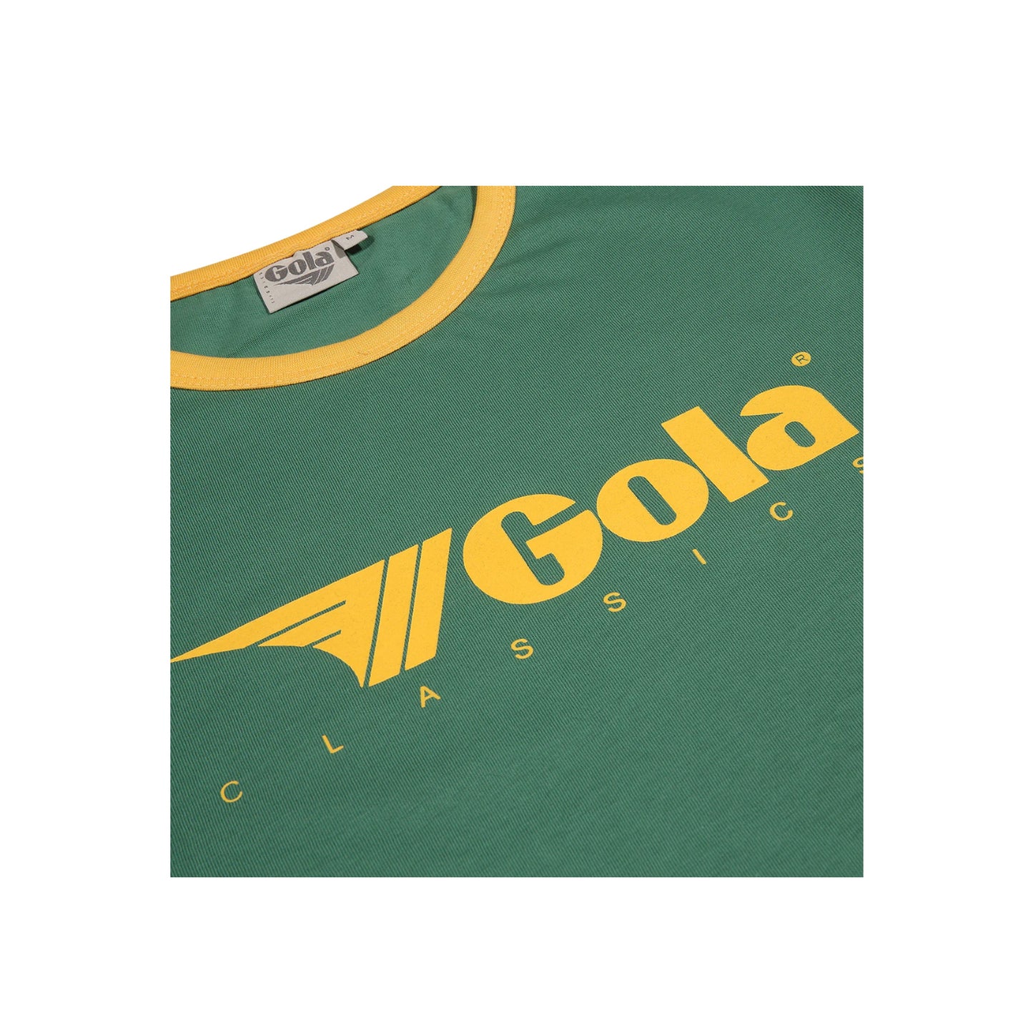 Gola Ringer T-Shirt Green