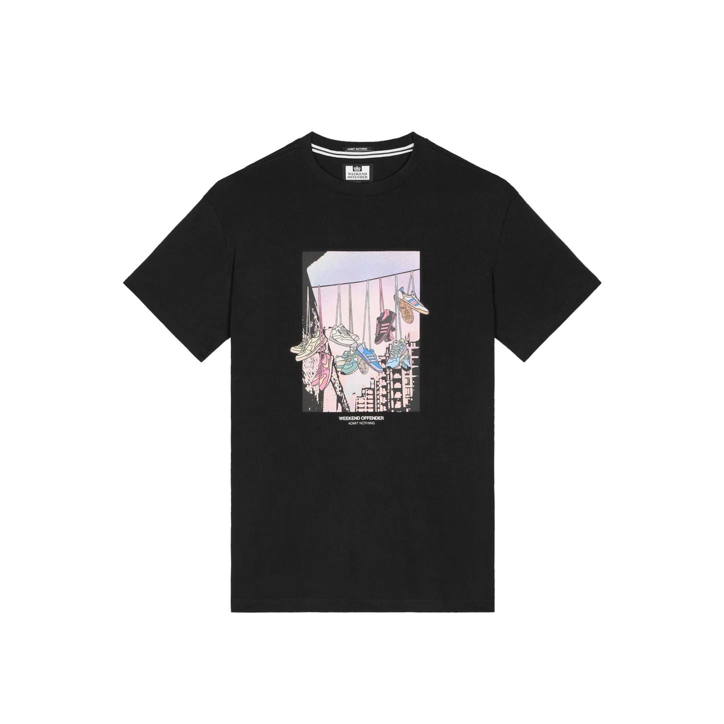 Weekend Offender Plus Size Turf Wars Graphic T-Shirt Black