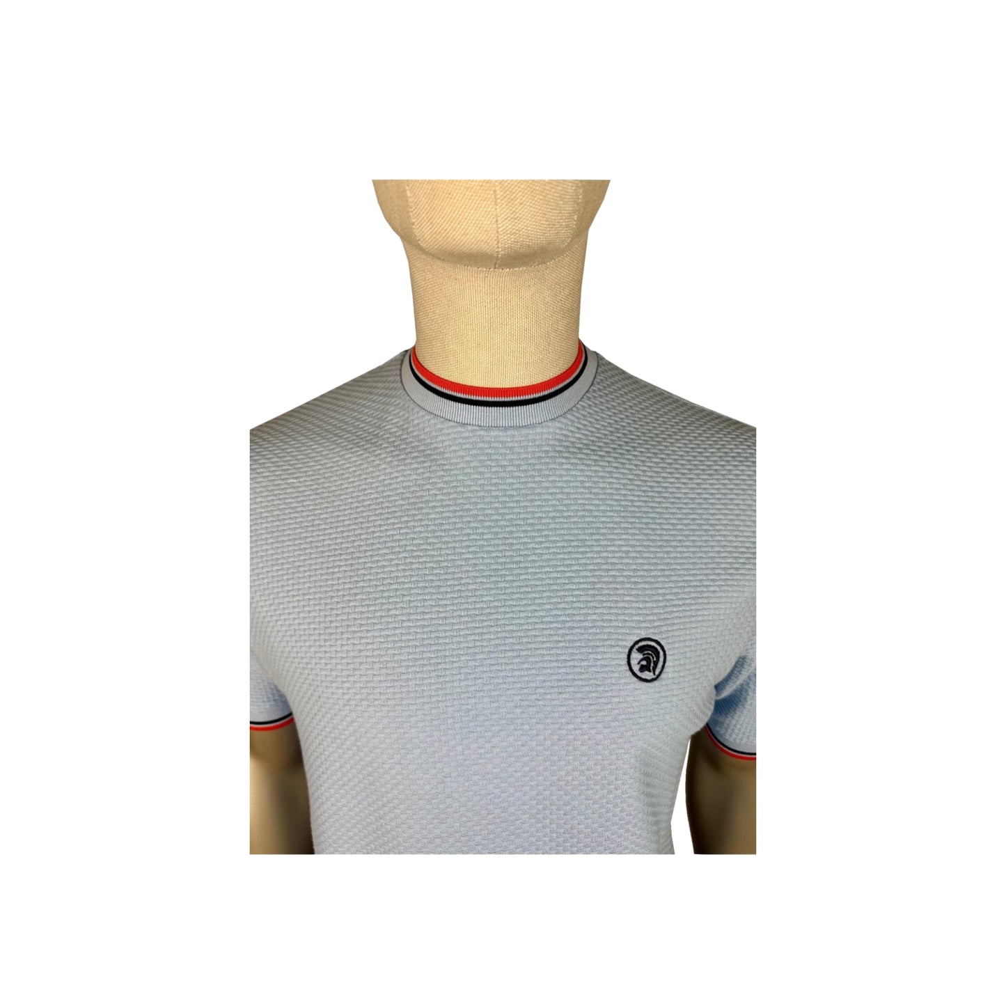 Trojan Twin Tipped Textured T-Shirt Powder