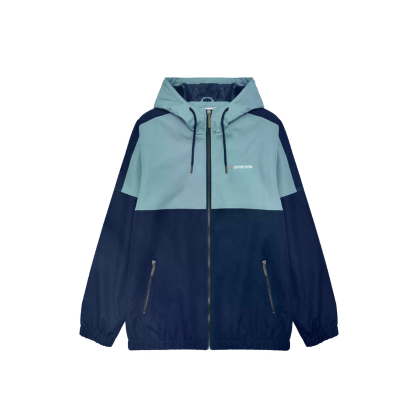 Lambrettta Contrast Panel Jacket Navy/Smoke Blue