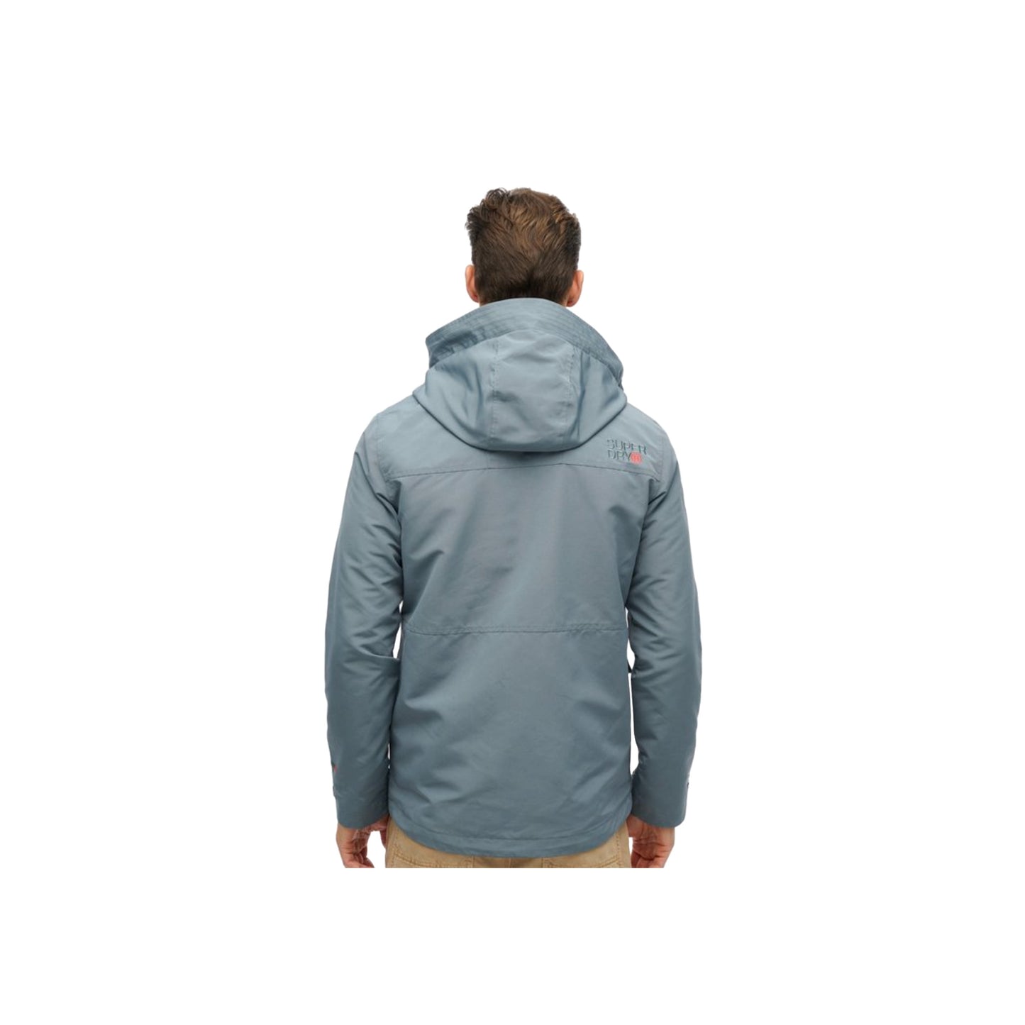 Superdry Hood Ultimate Embroidered Windbreaker Stormy Weather Blue
