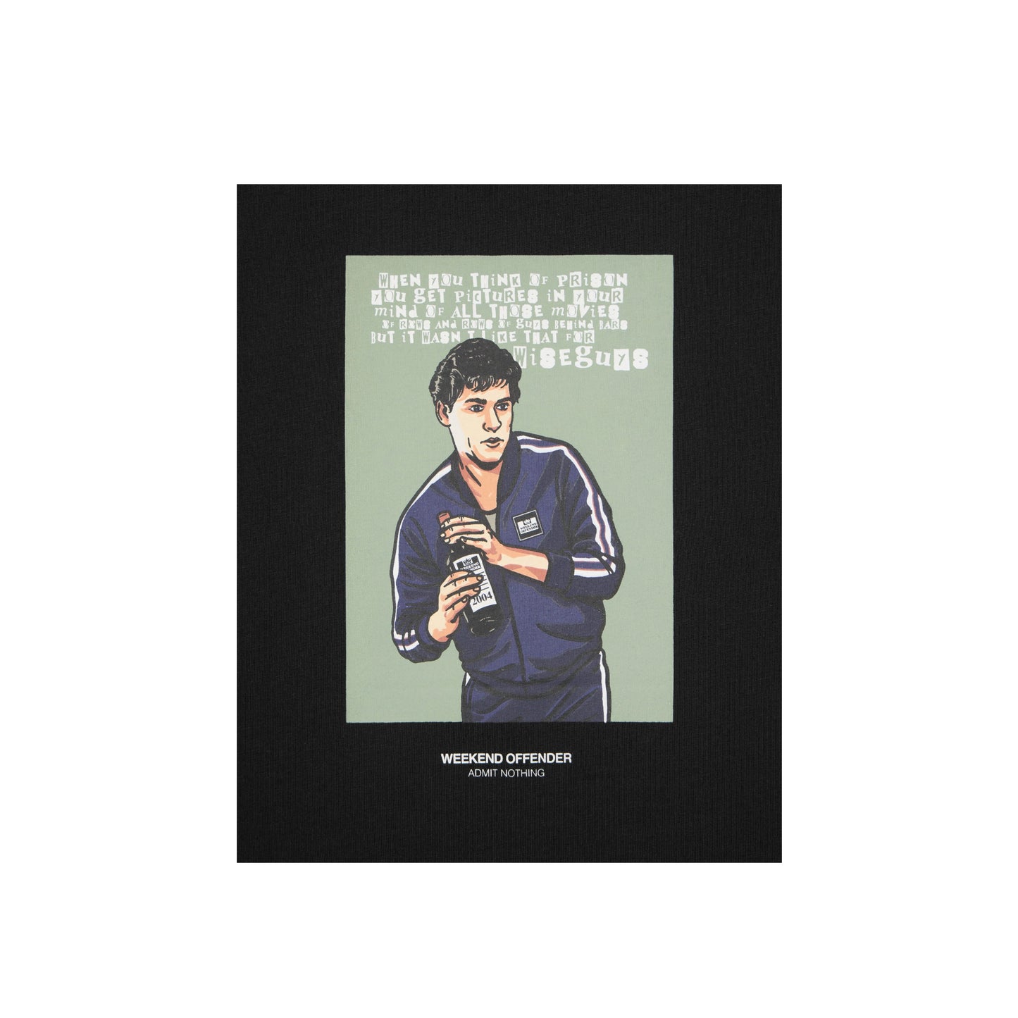 Weekend Offender The Joint Graphic T-Shirt Black