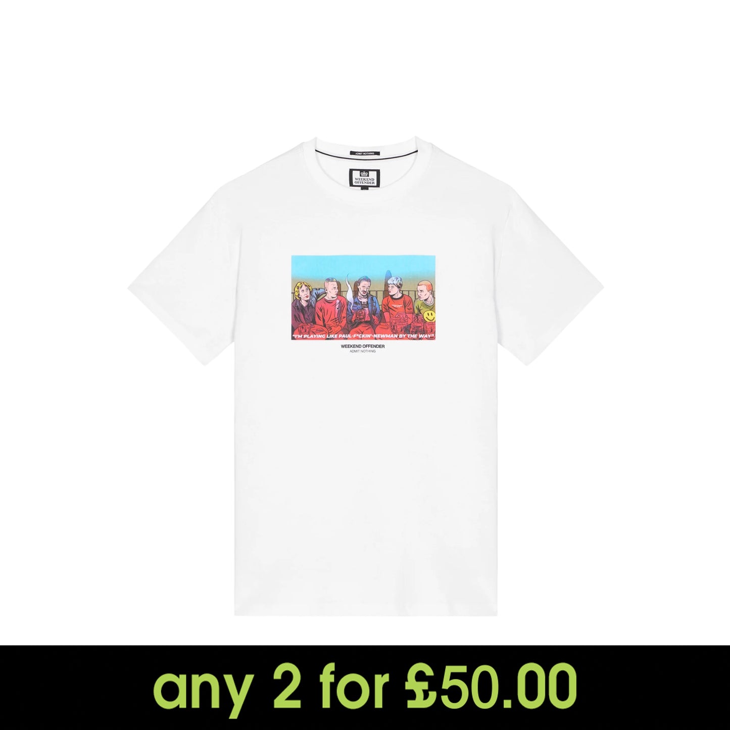 Weekend Offender Crosslands T-Shirt White