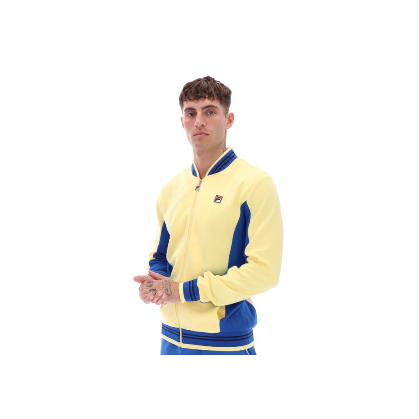 FILA Settanta Track Jacket Popcorn/Turkish Sea/FILA Navy