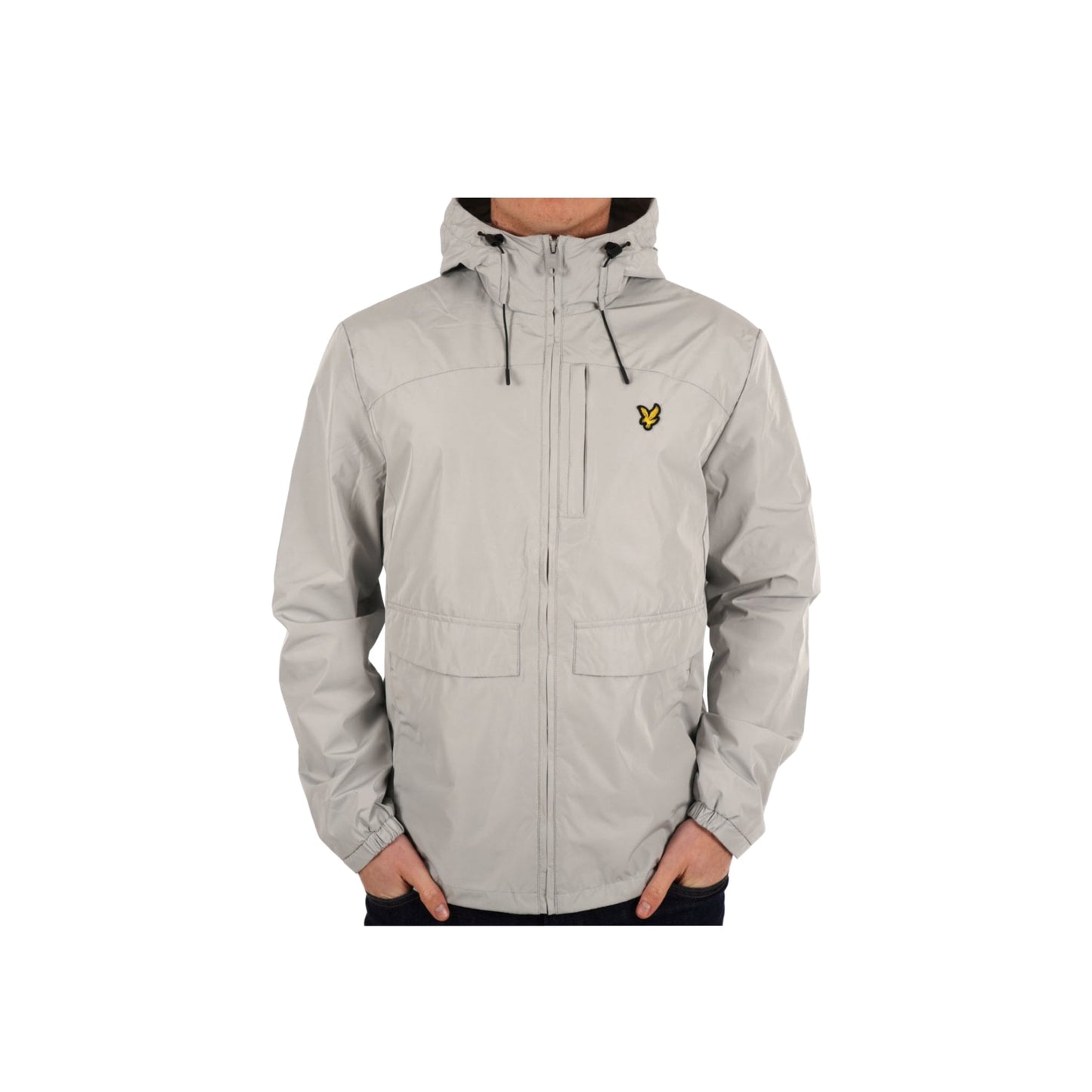Lyle & Scott Lightweight Hooded Zip Jacket Grey Mirage
