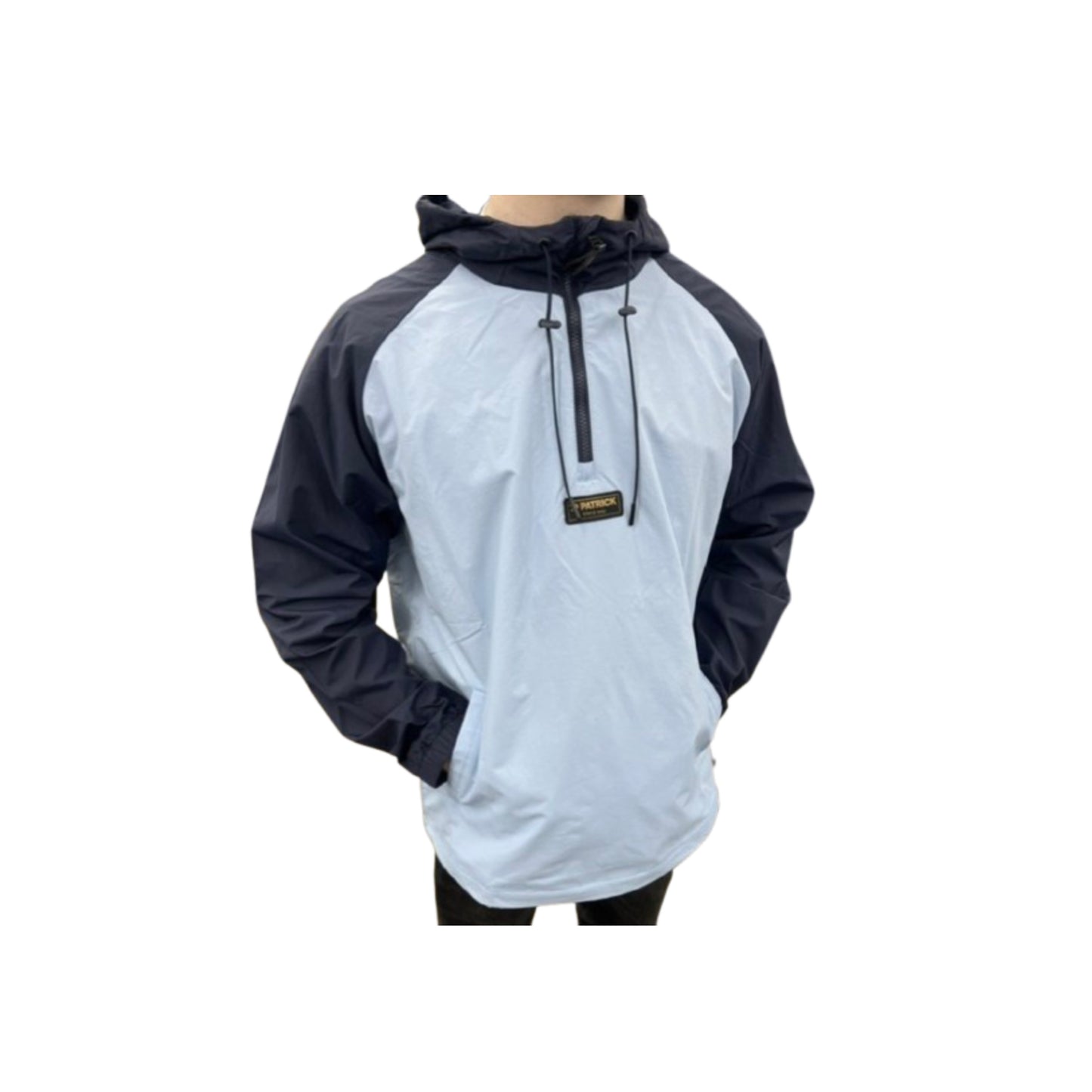 Patrick Lawson Overhead Jacket Navy/Sky Blue