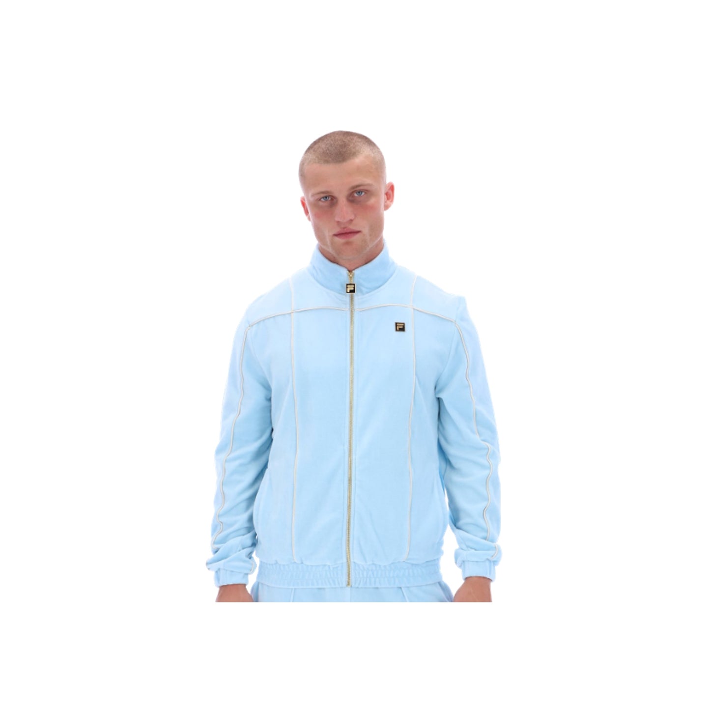 FILA Nichols Velour Track Top Summer Song/Egret