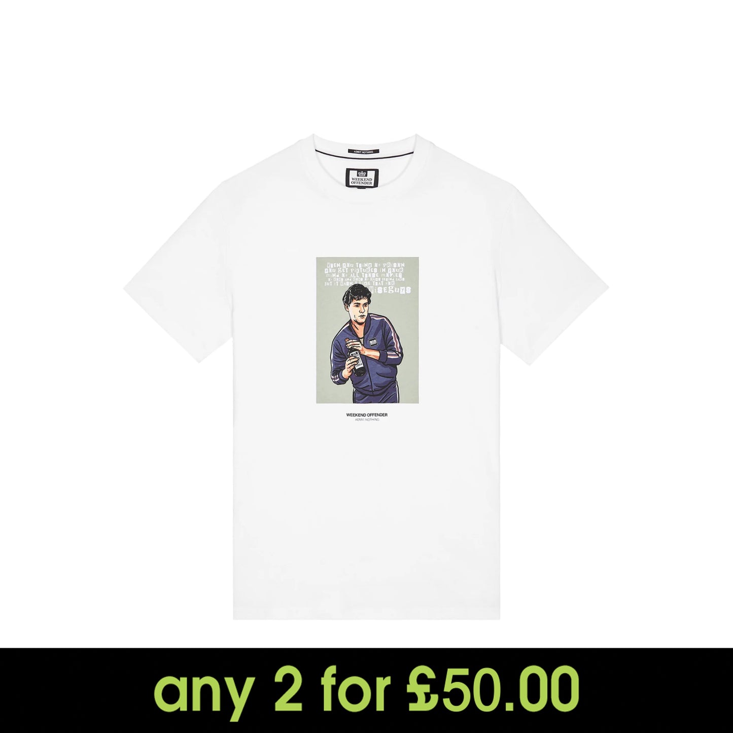 Weekend Offender The Joint Graphic T-Shirt White