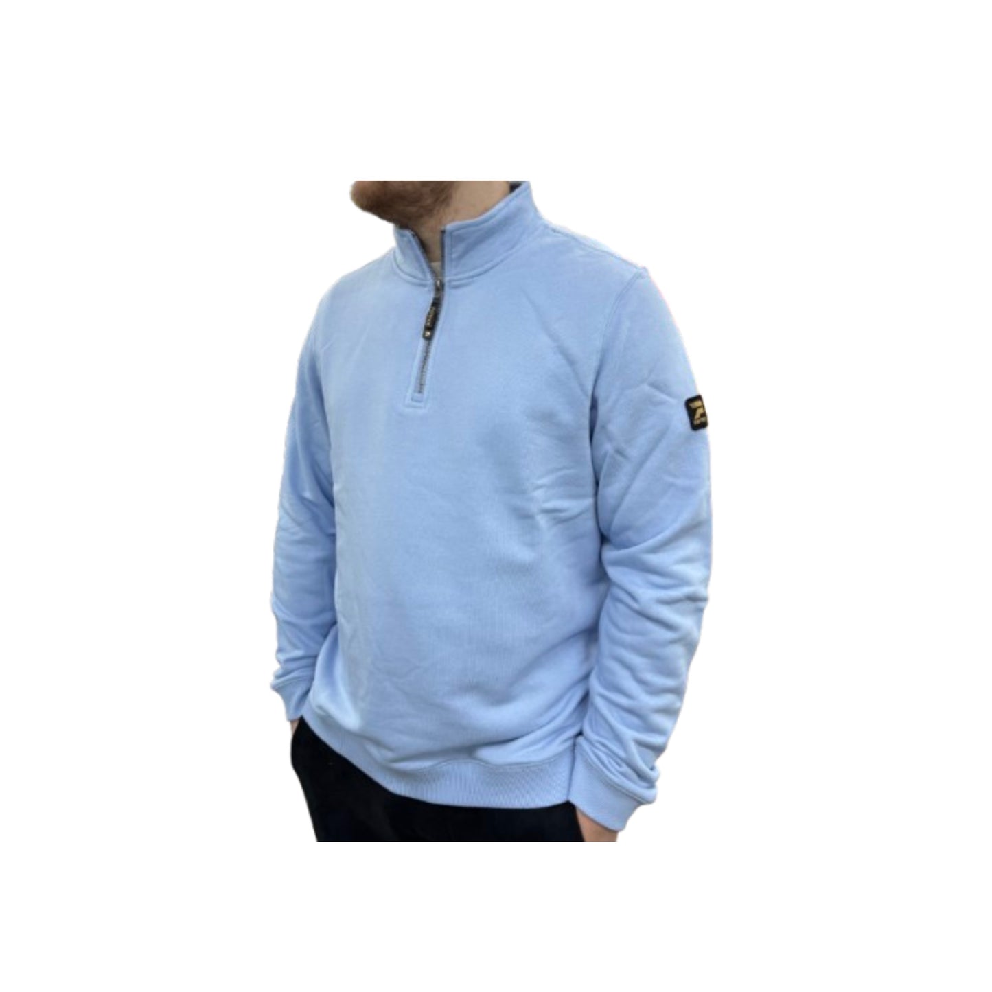 Patrick Harlem 1/4 Zip Top Sky Blue