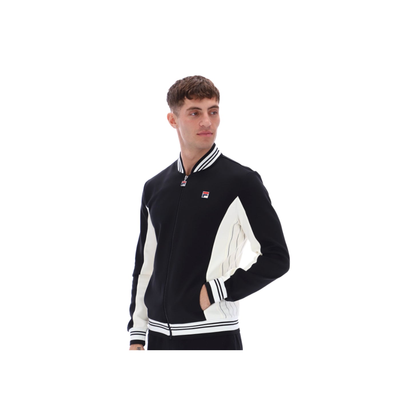 FILA Settanta Track Jacket Black/Gardenia
