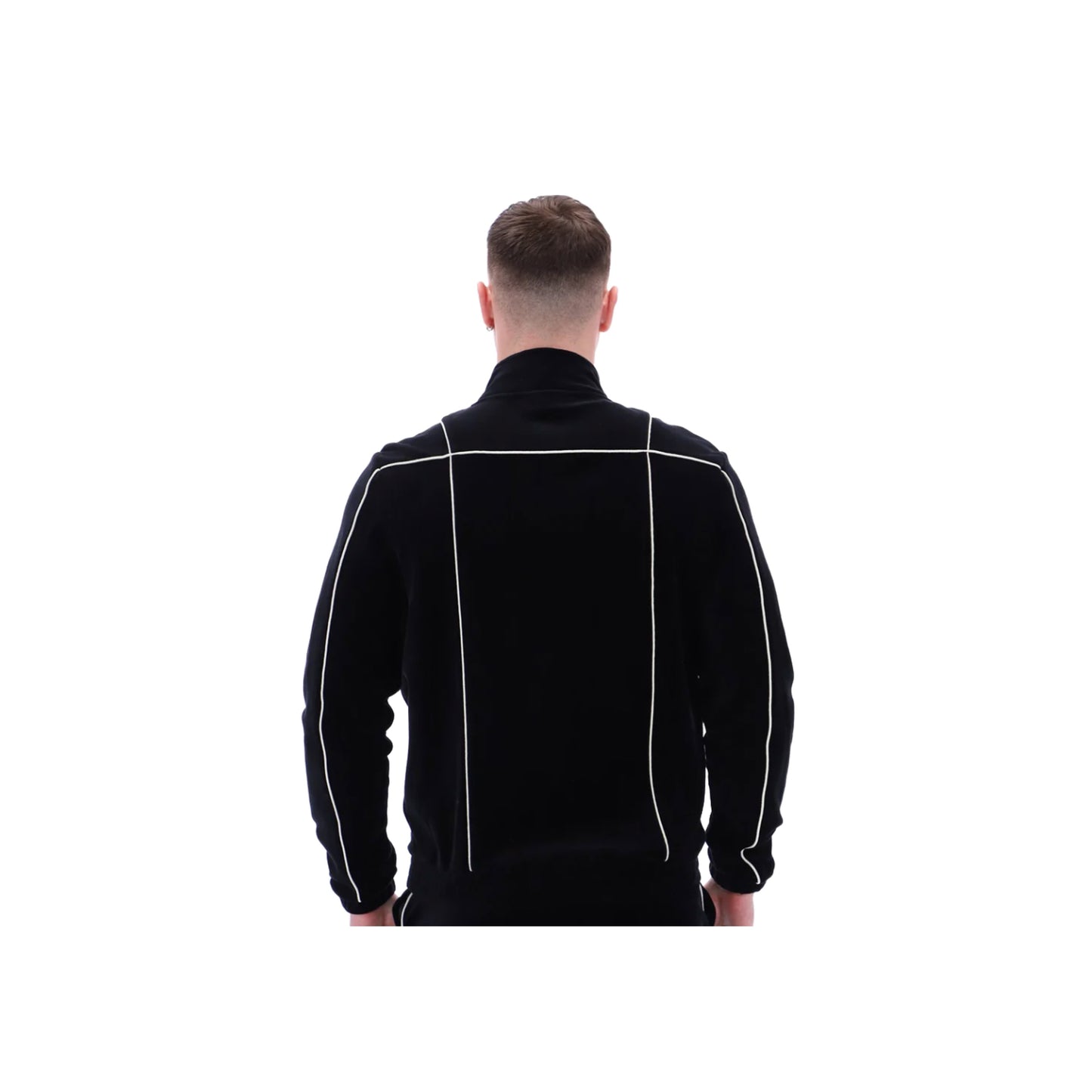 FILA Nichols Velour Track Top Black/Egret
