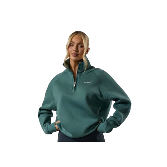 Gym King Ladies 365 Raglan Sleeve Funnel Dusky Fern