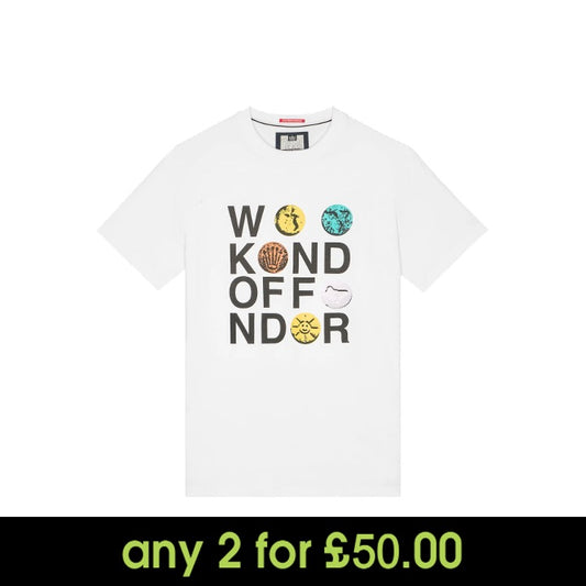 Weekend Offender Anniversary Pills Graphic T-Shirt White