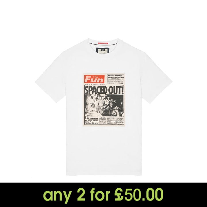 Weekend Offender Anniversary The Fun Graphic T-Shirt White
