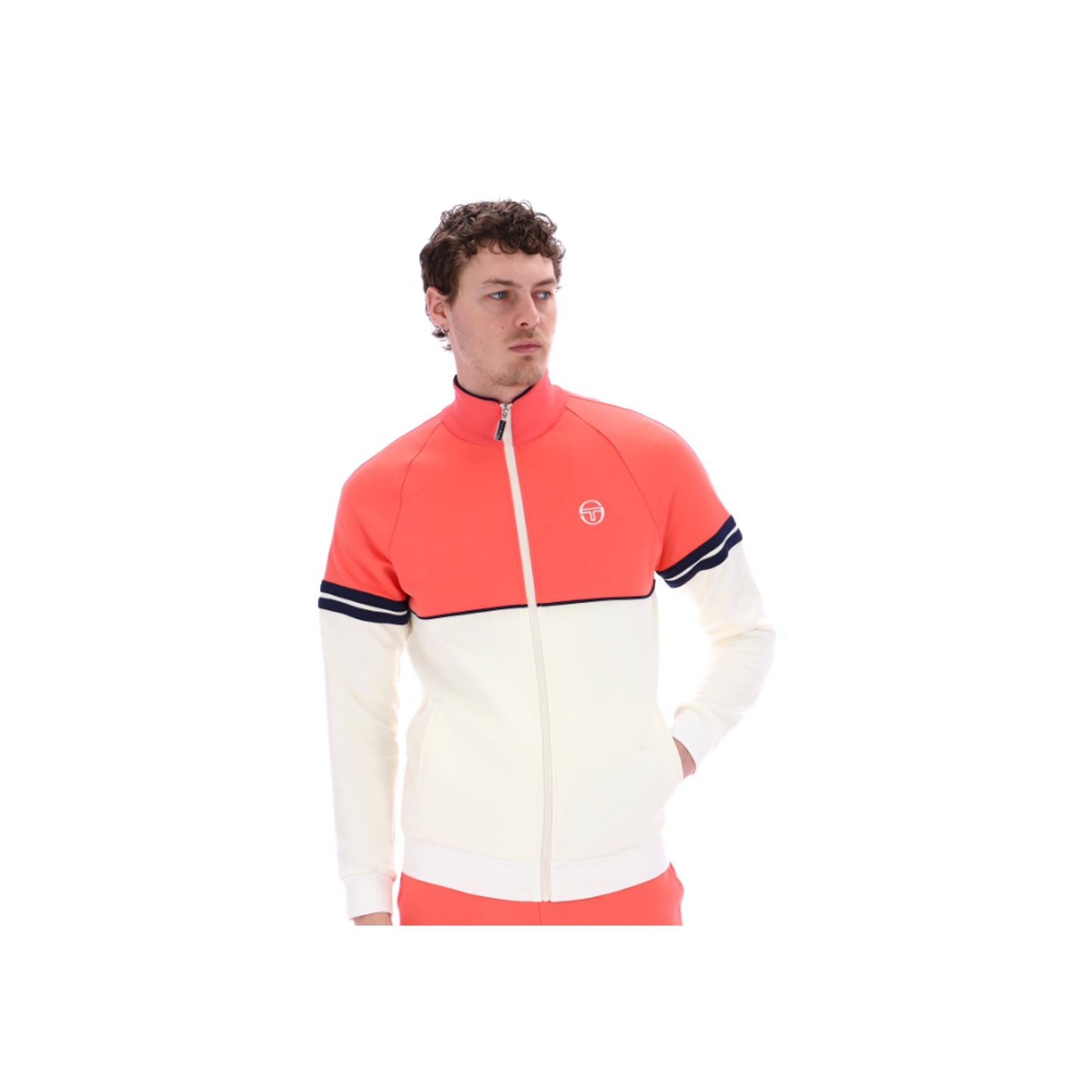 Sergio Tacchini Orion TJ Track Jacket Dubarry/Gardenia/Maritime Blue