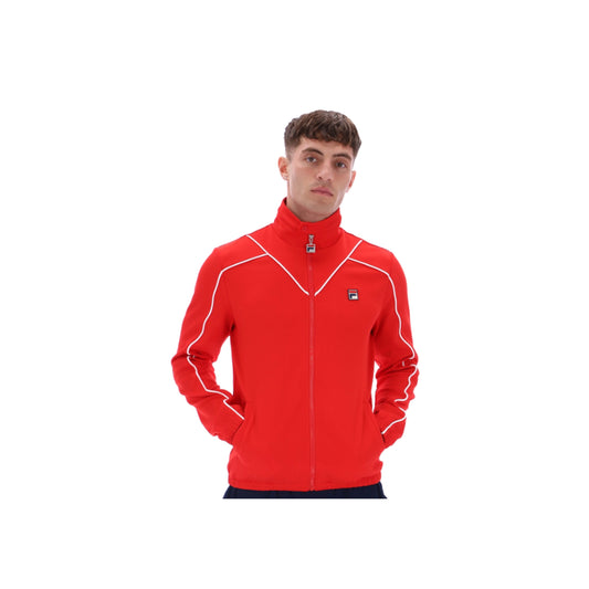 FILA Noble Archive Piping Track Jacket FILA Red/White