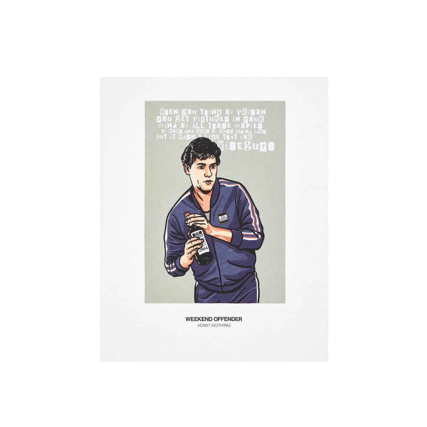 Weekend Offender The Joint Graphic T-Shirt White