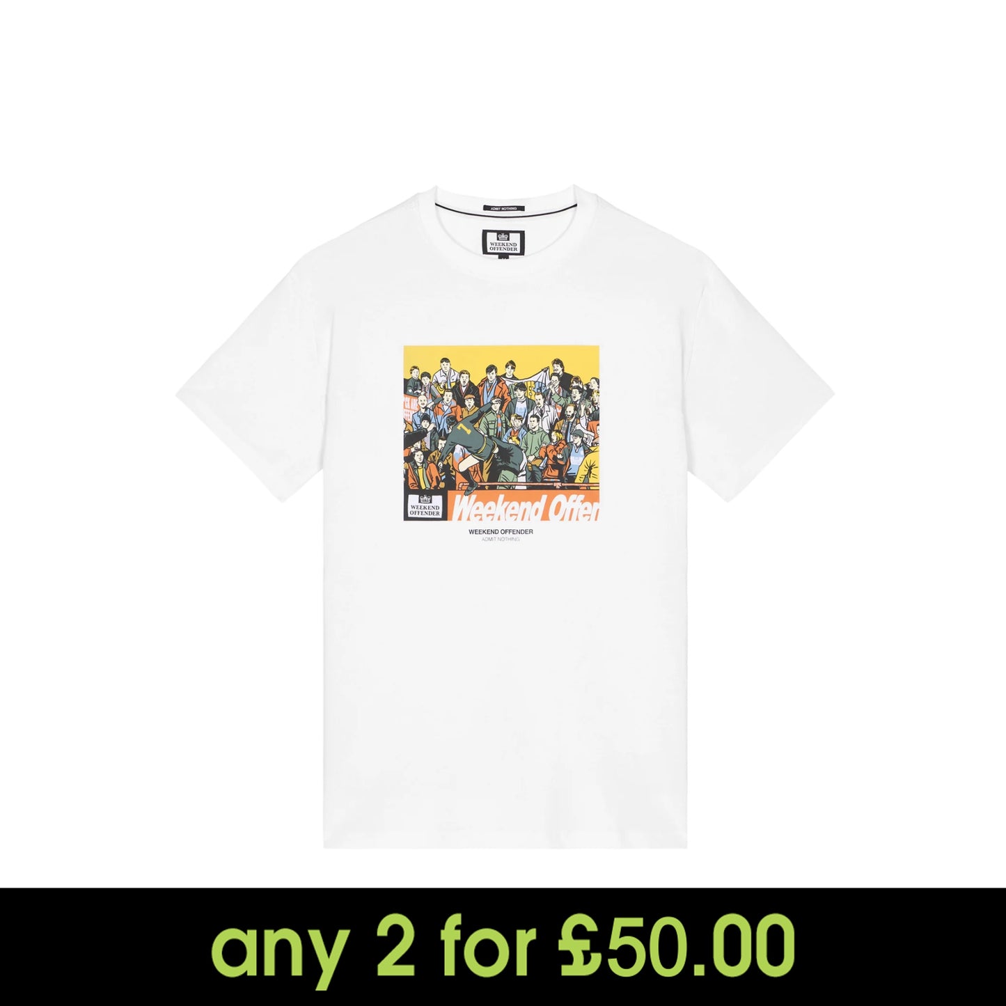 Weekend Offender Selhurst Graphic T-Shirt White