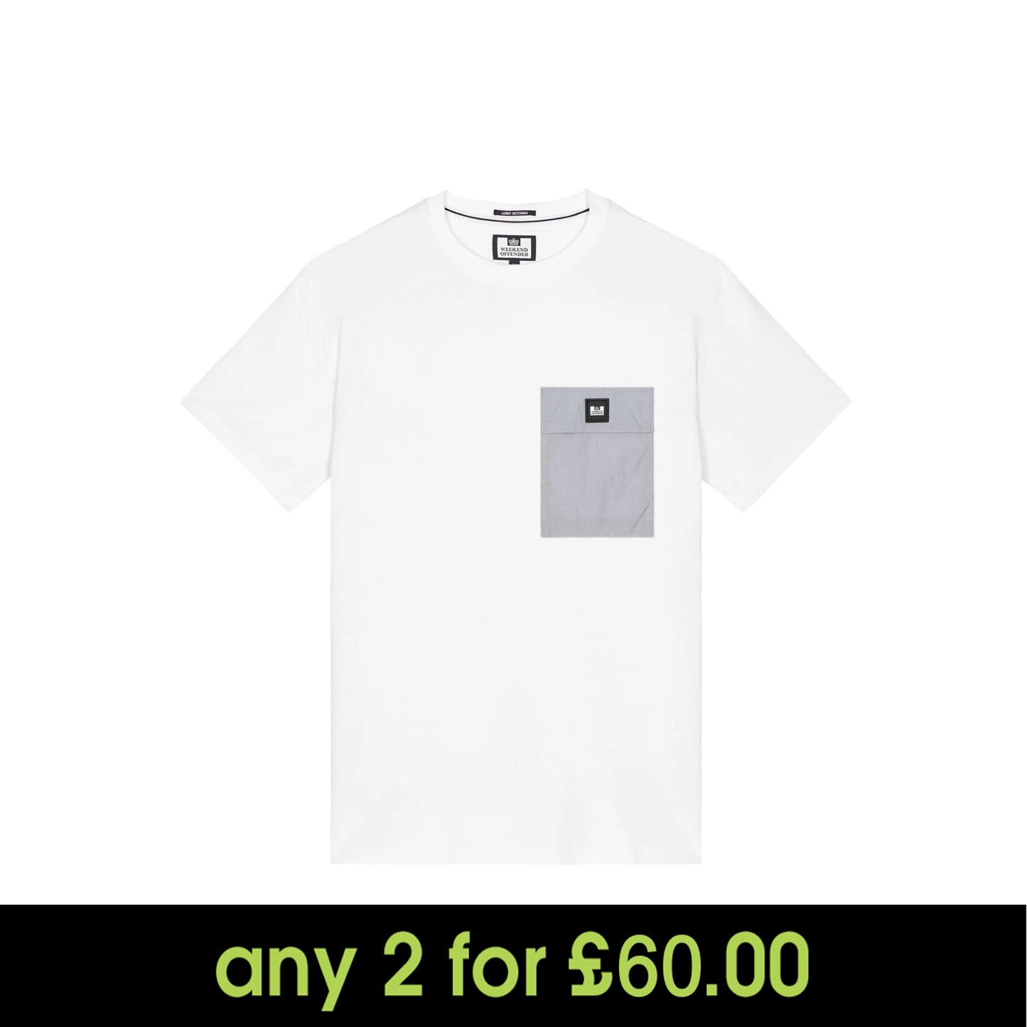 Weekend Offender Stiniva T-Shirt White/Smokey