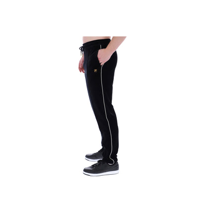 FILA Sims Velour Track Pant Black/Egret