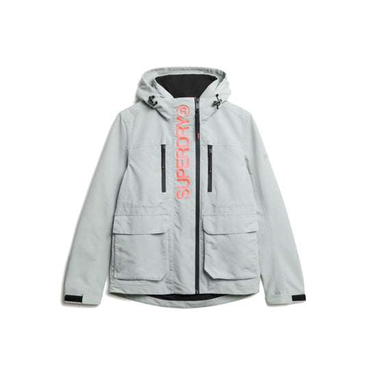 Superdry Hood Ultimate Tech Windbreaker Puritan Grey
