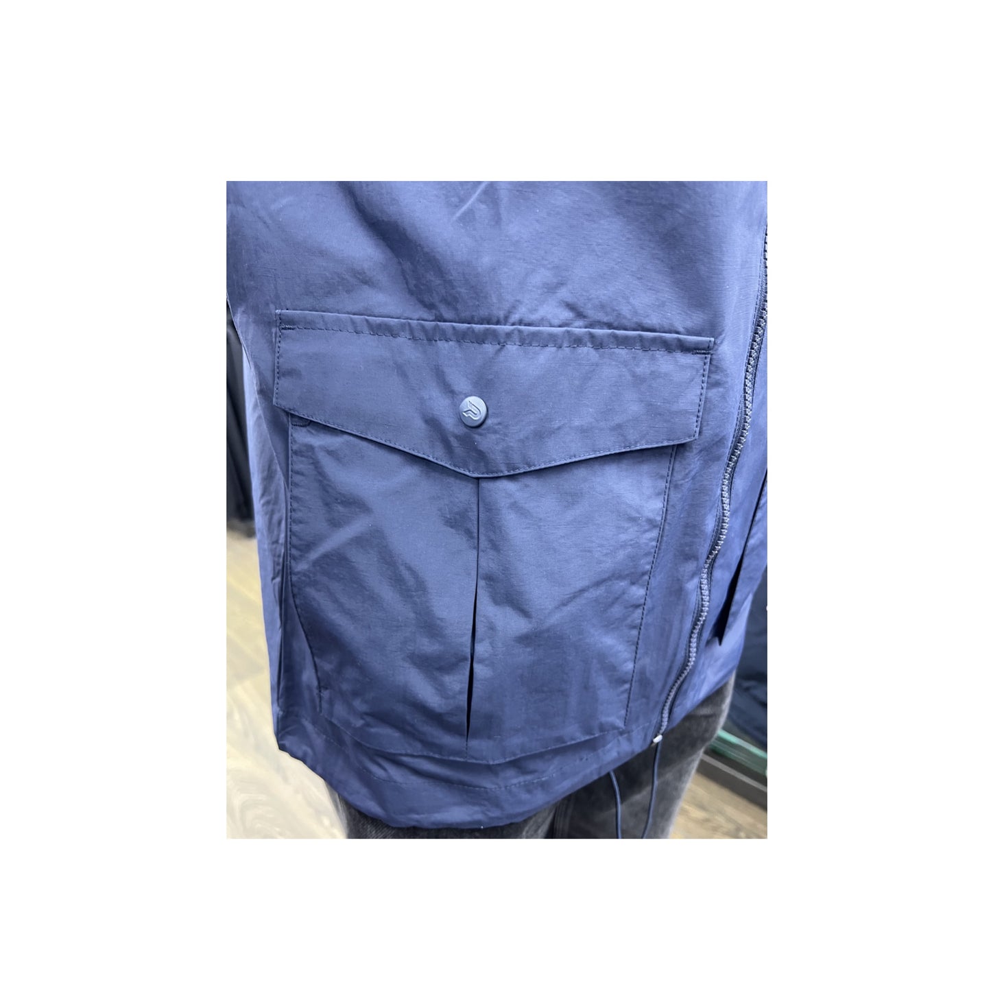 Patrick Chapman Full Zip Jacket Navy