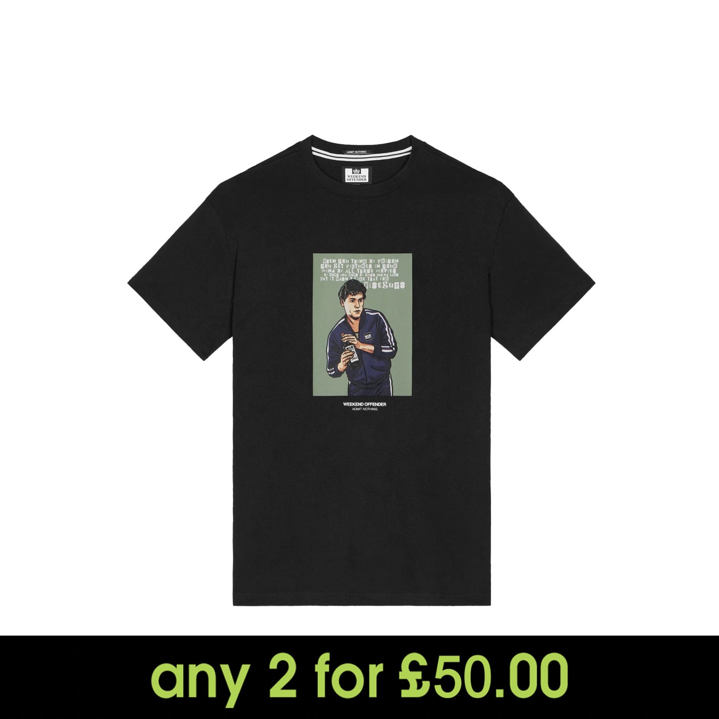 Weekend Offender The Joint Graphic T-Shirt Black
