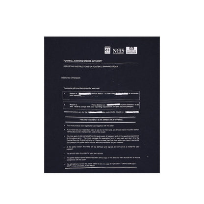 Weekend Offender Anniversary Banning Order Graphic T-Shirt Navy