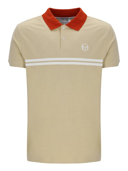 Sergio Tacchini Supermac Polo Shirt Mojave Desert/Rooibos Tea/Gardenia