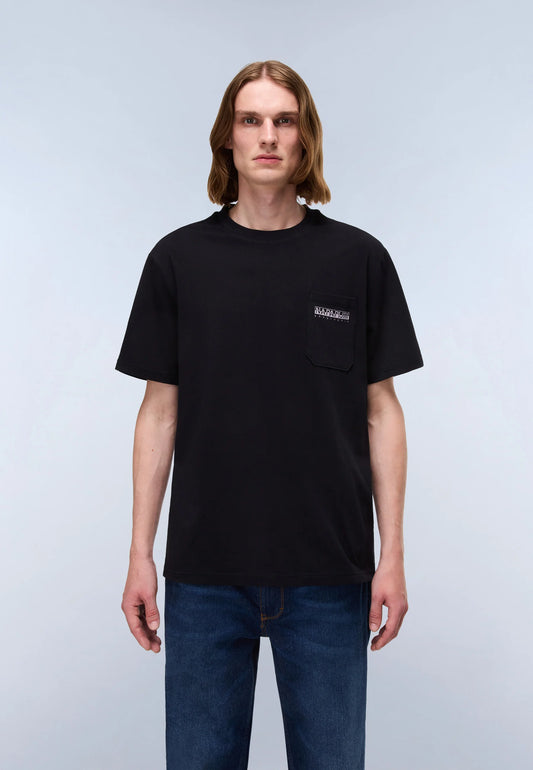 Napapijri S-FANES SS T-Shirt Black Beauty