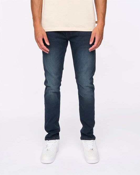 DUCK & COVER Slim Fit Jeans Maylead Blue Black Wash