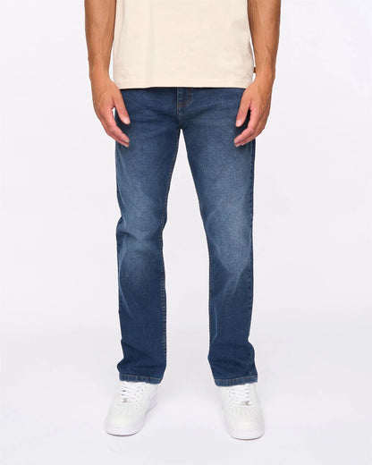 DUCK & COVER Straight Fit Jeans Hydras Dark Wash
