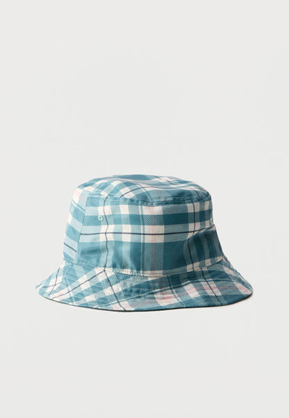 Lyle & Scott Tartan Bucket Hat Everglade