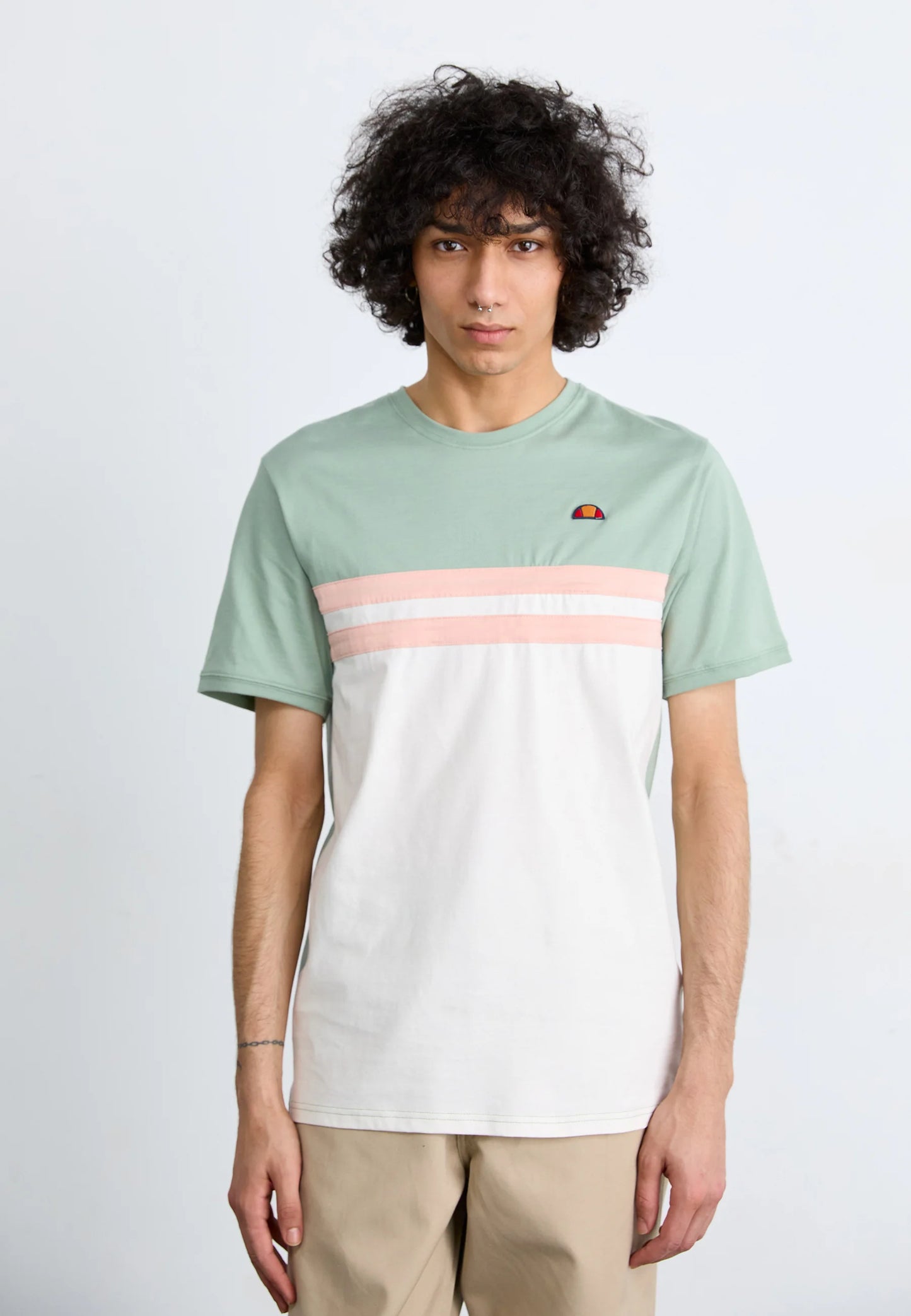 Ellesse Atrei T-Shirt Green/Off White