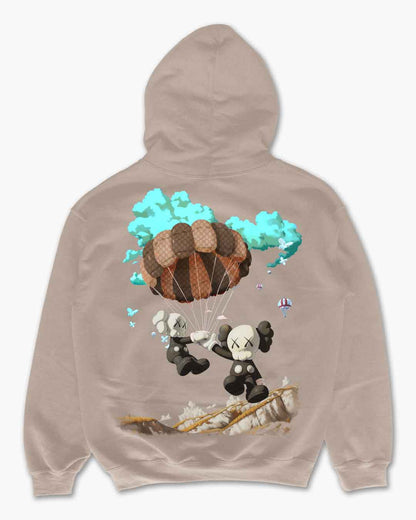 Miracles Free Fall Hoodie Stone