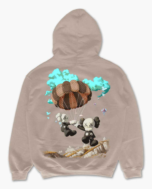 Miracles Free Fall Hoodie Stone