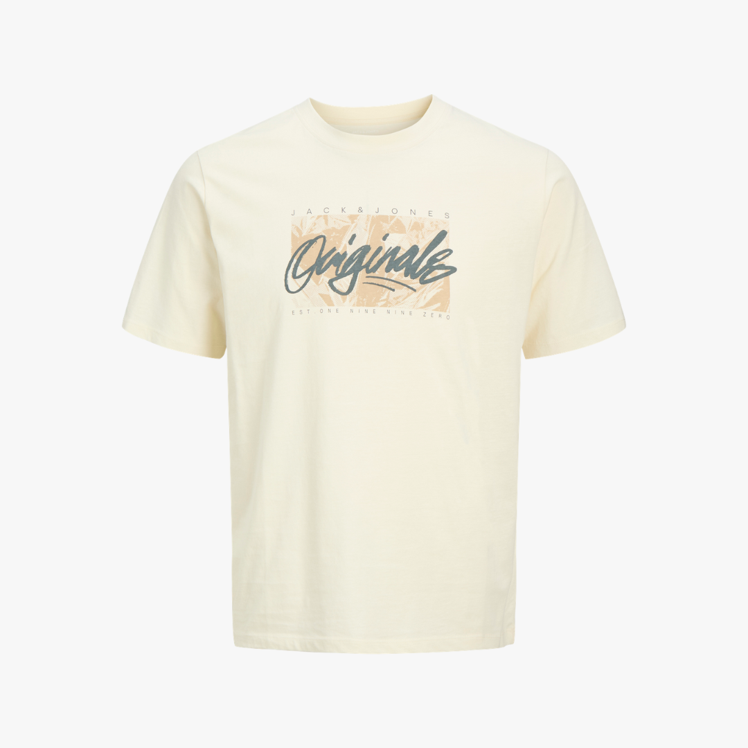 JACK & JONES JORBOOST T-Shirt Sweet Corn
