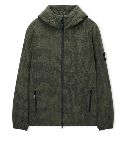 Weekend Offender Technician Erosion Face Mask Jacket Black Forest