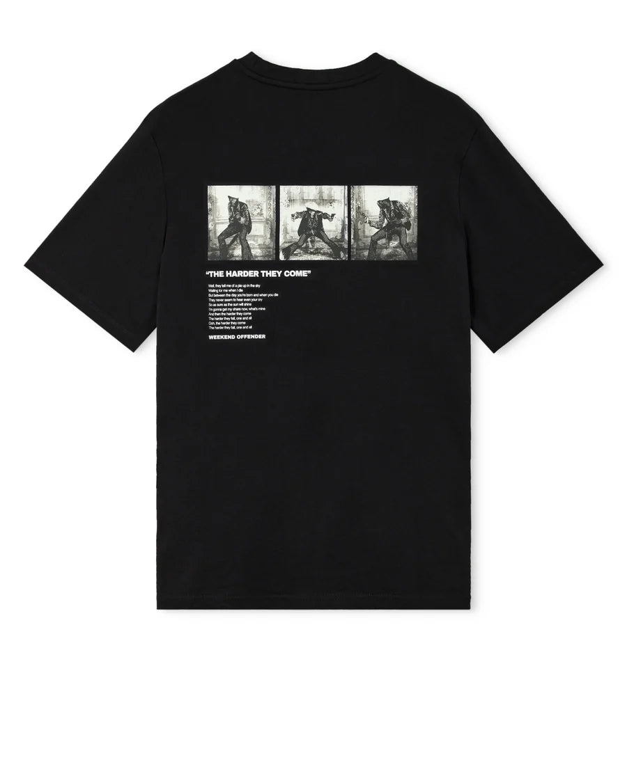 Weekend Offender Cliff Graphic T-Shirt Black