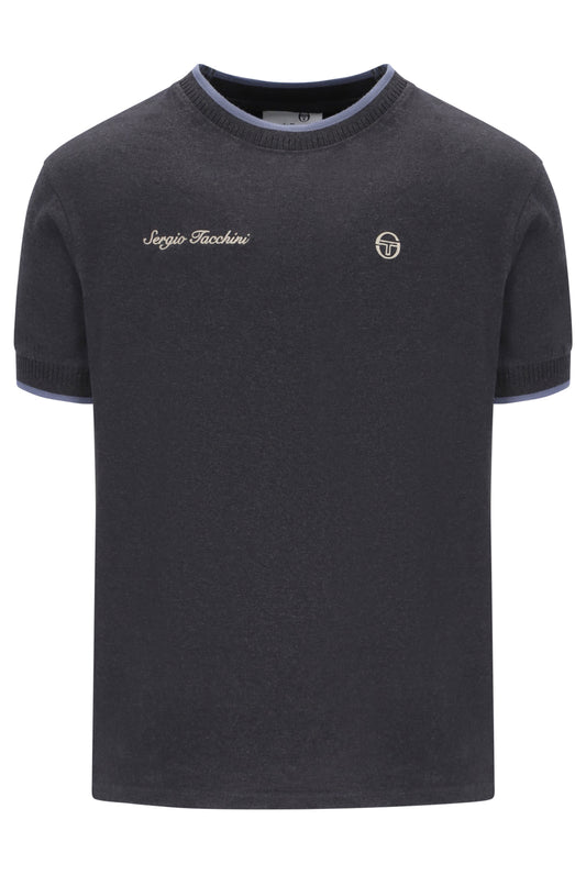 Sergio Tacchini Conte T-Shirt Charcoal Marl
