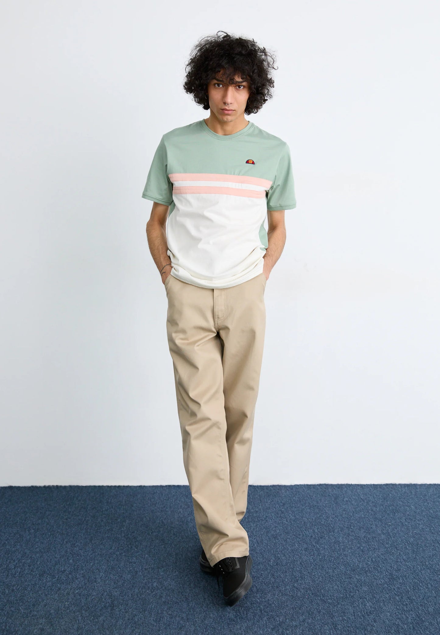 Ellesse Atrei T-Shirt Green/Off White